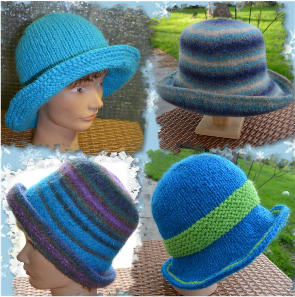 HAT PARADE: Detailed Instructions for Knitting Four Unique Hats with Felted and Unfelted Versions pattern preview