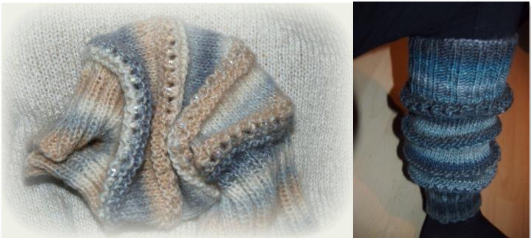 Comprehensive Knitting Patterns for Leg Warmers, Boot Toppers, and Close-Fitting Turtle Neck Cowl or Headband pattern preview