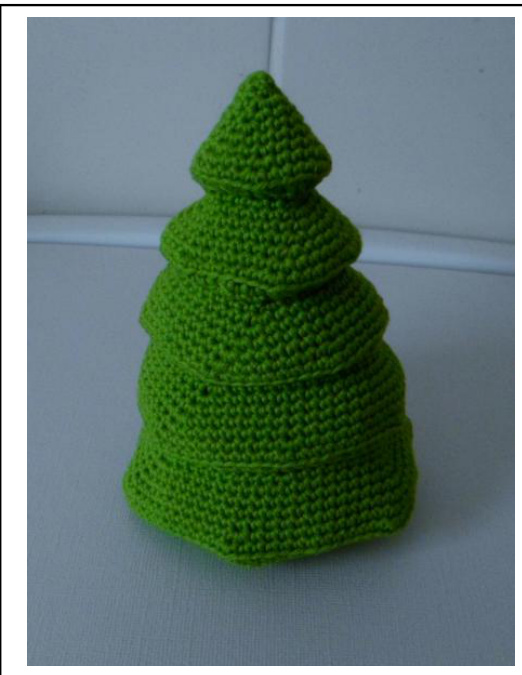 Tiered Crochet Christmas Tree Pattern: A Step-by-Step Guide to Creating a Festive, Customizable Decoration pattern preview