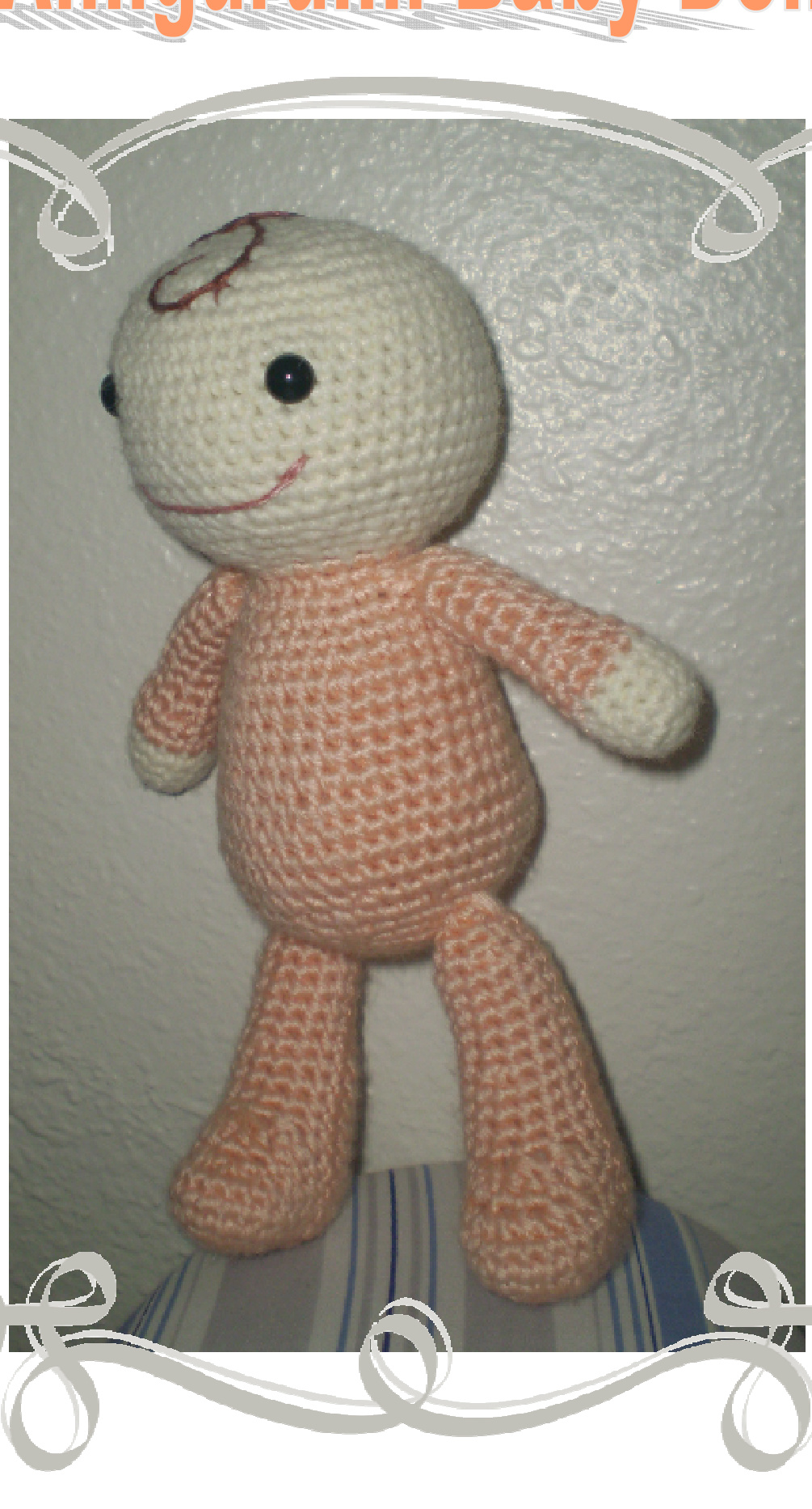 Amigurumi Baby Doll Crochet Pattern - Free Noncommercial Use with Detailed Instructions pattern preview