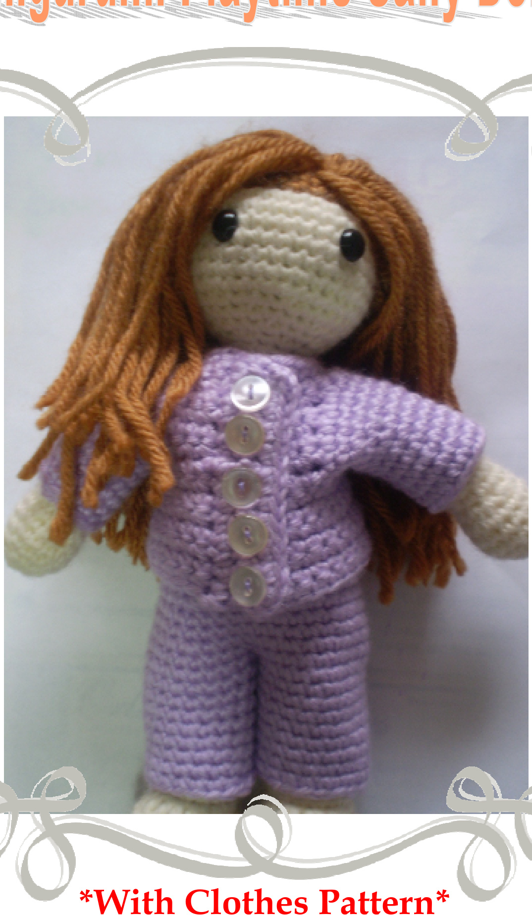 Amigurumi Playtime Sally Doll Crochet Pattern by Chassity Oquendo pattern preview