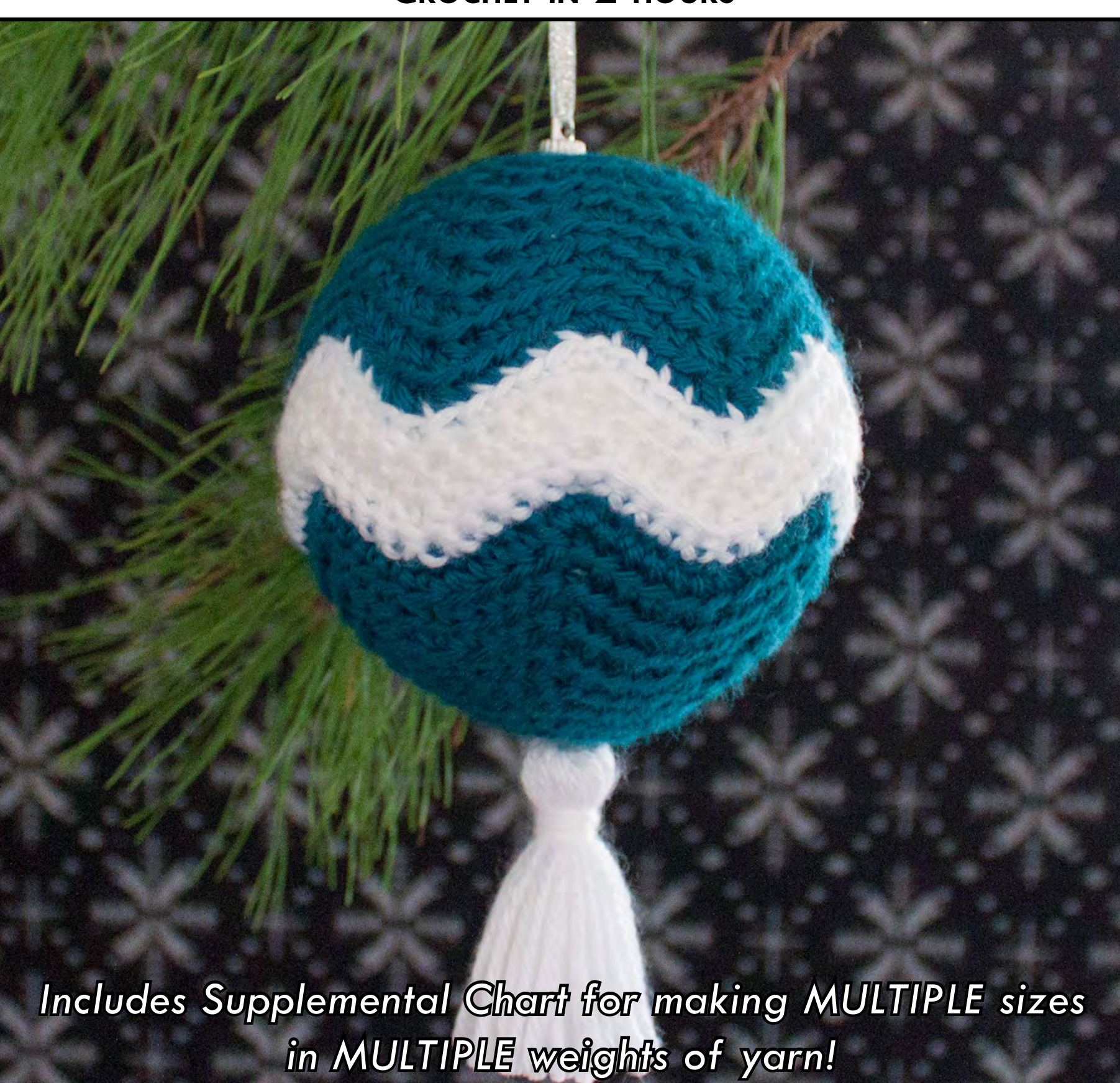 Snow Swells Ornament Crochet Pattern: Detailed Instructions for a Festive Holiday Decoration pattern preview