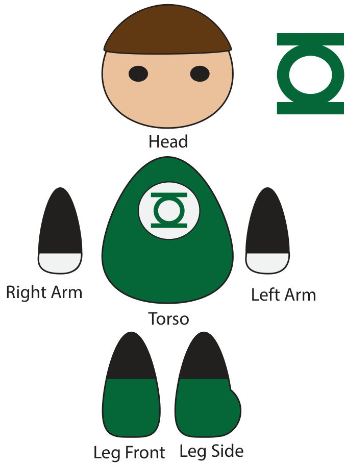 Comprehensive Guide to Creating a Green Lantern Amigurumi with Detailed Materials and Instructions pattern preview