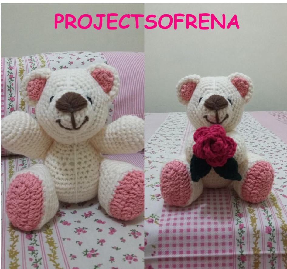 Forever Friends Bear Amigurumi Crochet Pattern by Rena Kristanti - Detailed Instructions and Photos pattern preview