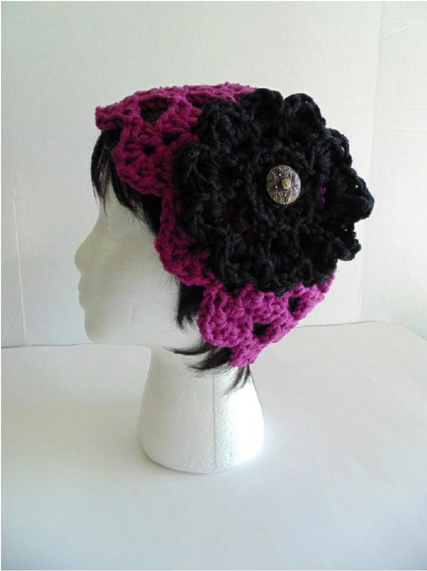 Dora Flower Cloch Hat Crochet Pattern by Elizabeth Gormley - Detailed Instructions for Toddlers to Adults pattern preview