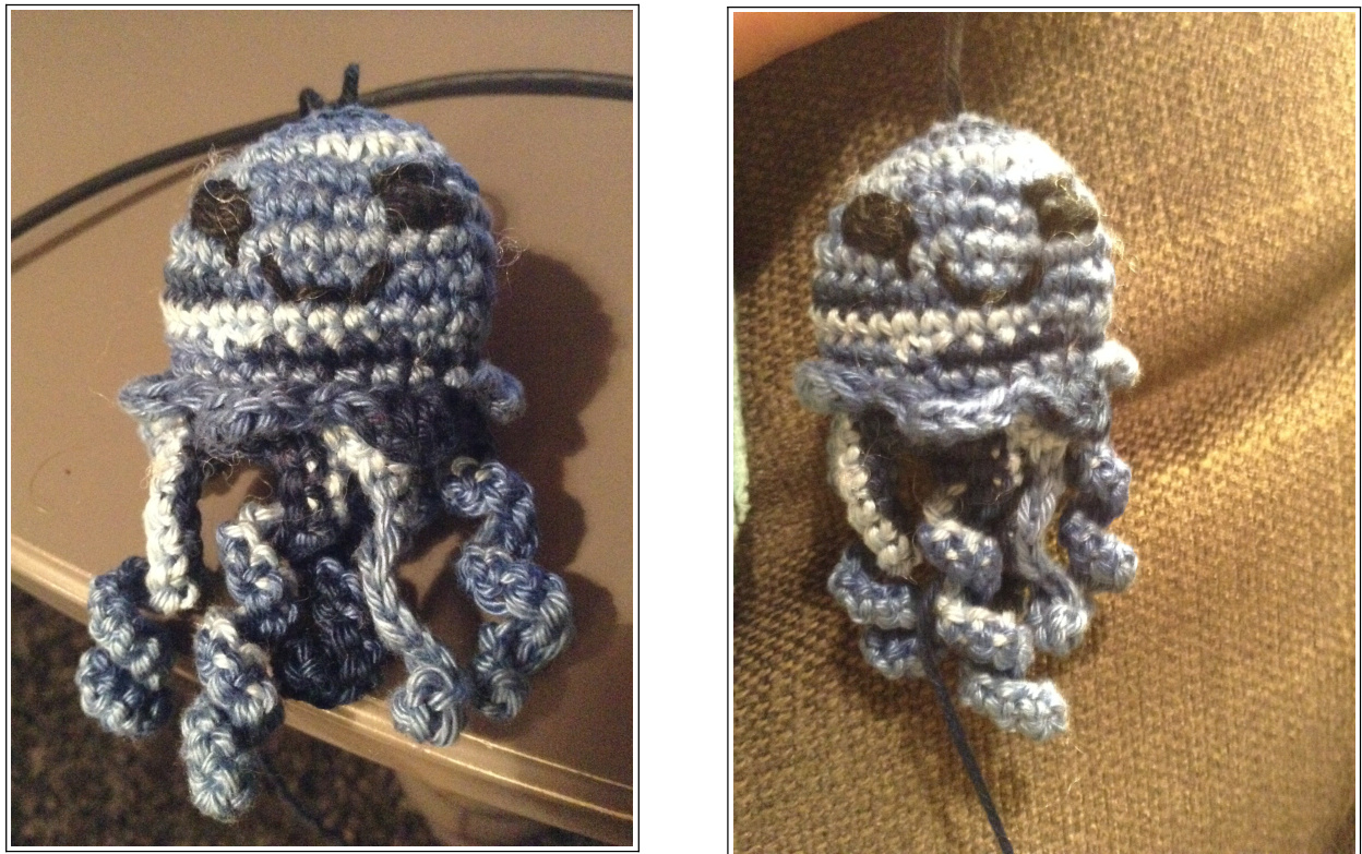 Crochet Pattern for Adorable Jellyfish Amigurumi with Detachable Tentacles pattern preview