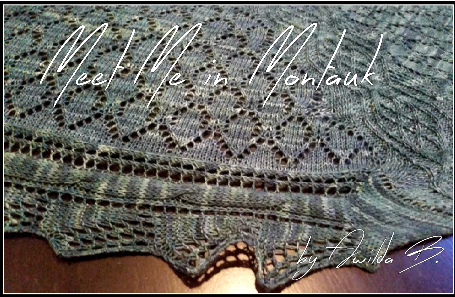 Knitsch Yarns Shawl Pattern: Detailed Instructions for a Cable and Lace Shawl with Edge Charts pattern preview