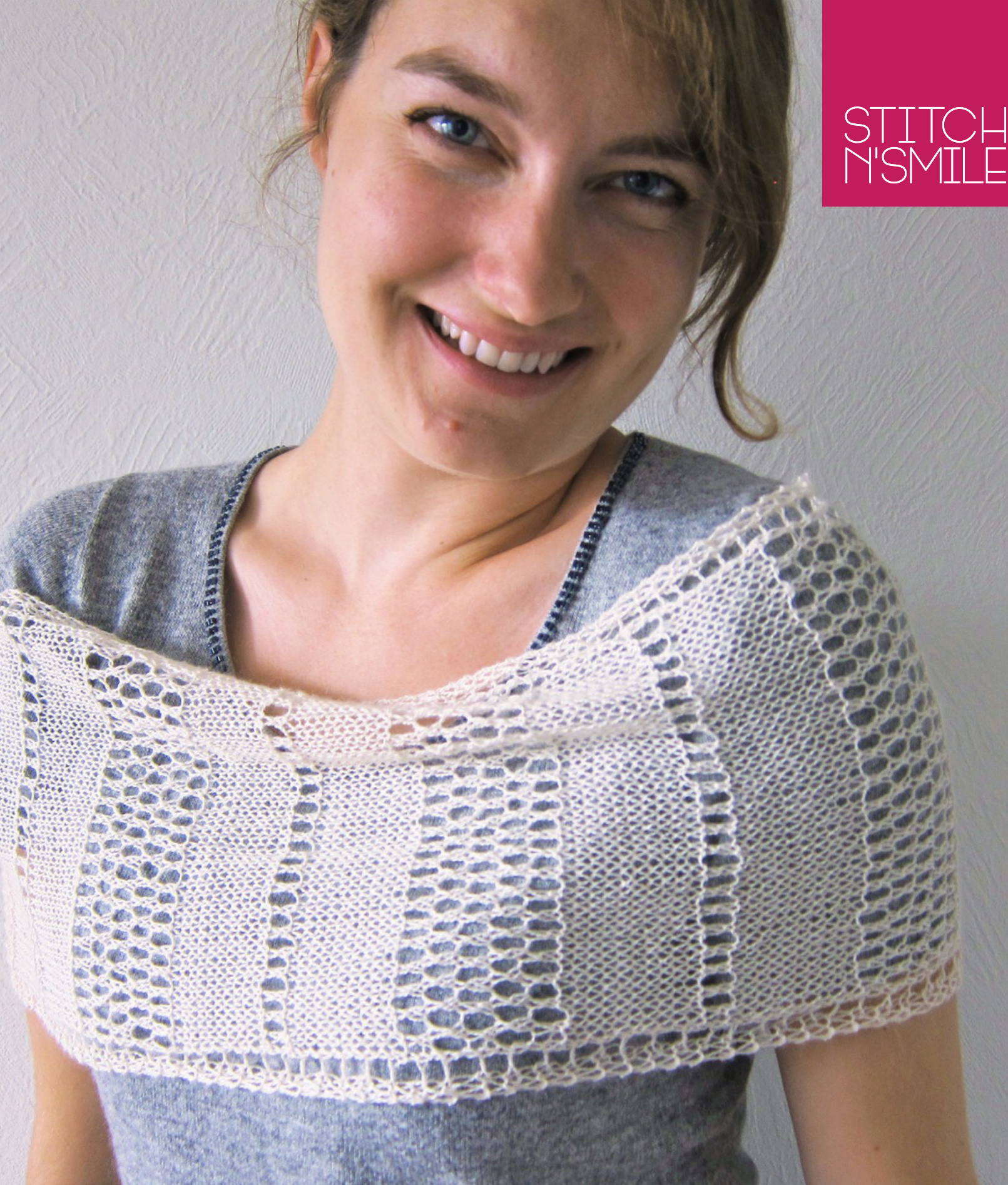 Tricot: Écharpe en Dentelle - Modèle Simple pour Débutants avec Options de Tailles et Fils pattern preview