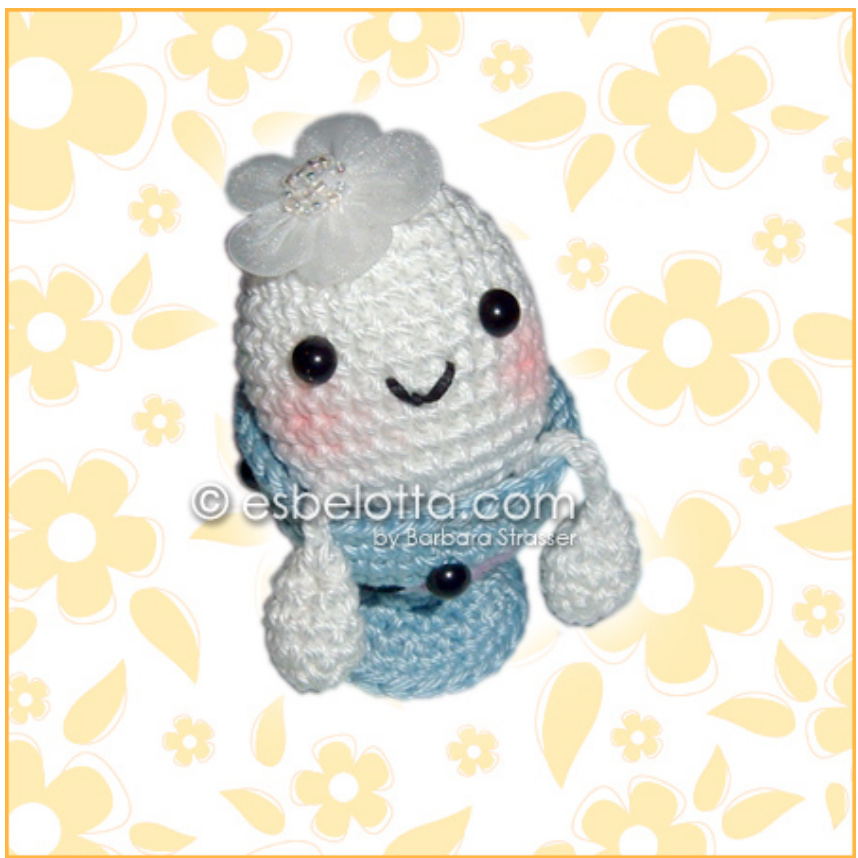 Amigurumi Hakelanleitung für Frau Eierkopf und Herrn Eierbecher von Barbara Strasser - Eine Kostenlose Anleitung für Privaten Gebrauch pattern preview