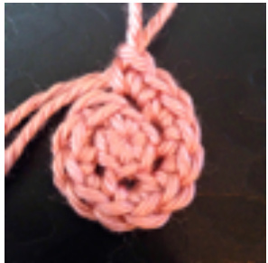 Crochet Pattern for Rose Flower Square with Granny Square and Flat Braid Join Tutorial Reference pattern preview