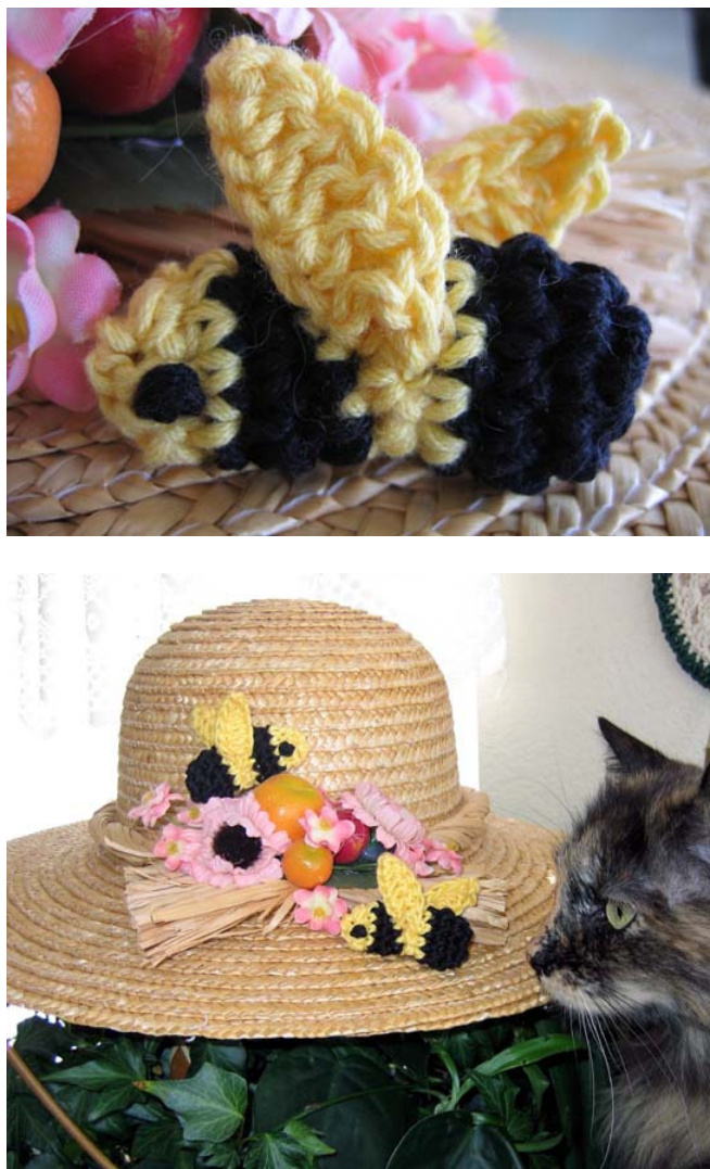 Amigurumi Bumblebees Pattern: Cute Summer Accessories with Easy Crochet Design and Step-by-Step Instructions pattern preview