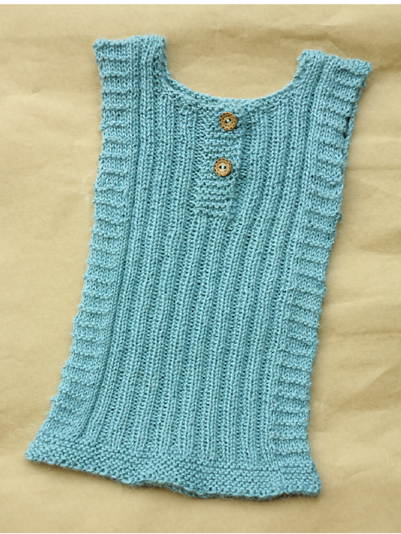 Knitting Pattern for a Seamless Baby Vest with Detailed Instructions and Techniques pattern preview