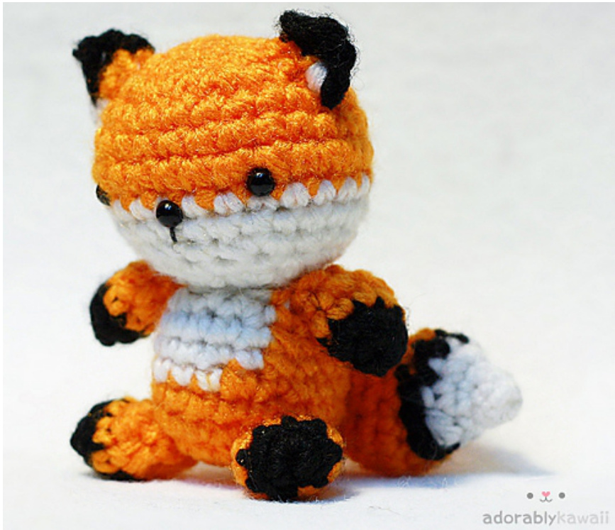 Adorably Kawaii Tiny Fox Amigurumi Pattern: Detailed Instructions for Crafting a Cute Crochet Fox pattern preview