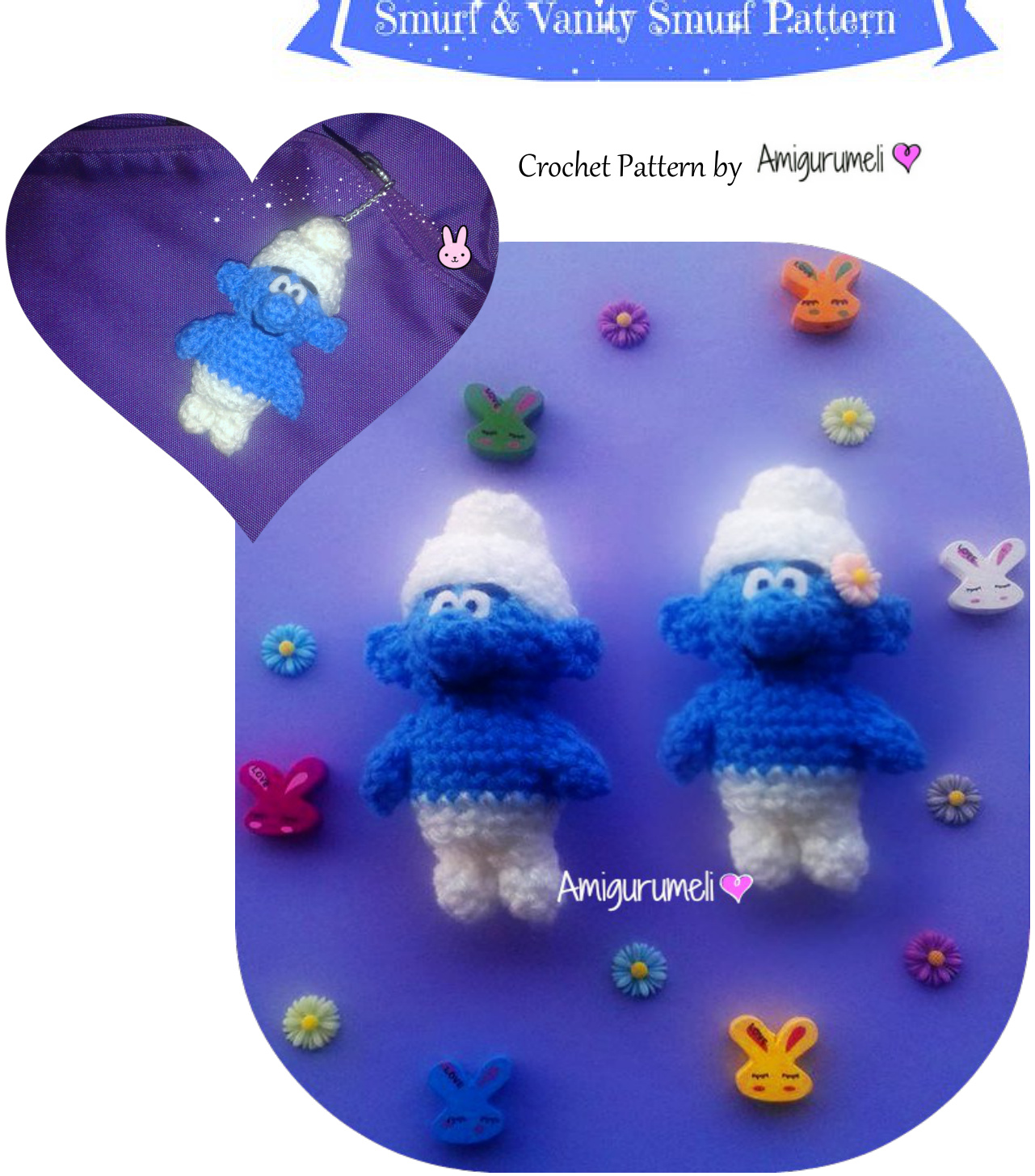 Smurf Vanity Pattern: Detailed Instructions for Creating Adorable Handmade Smurfs pattern preview