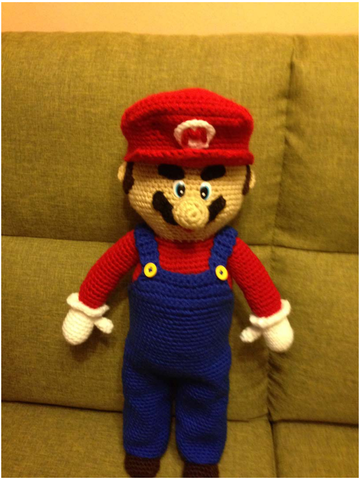 Comprehensive Crochet Pattern for a Super Mario Amigurumi Doll with Detailed Instructions pattern preview