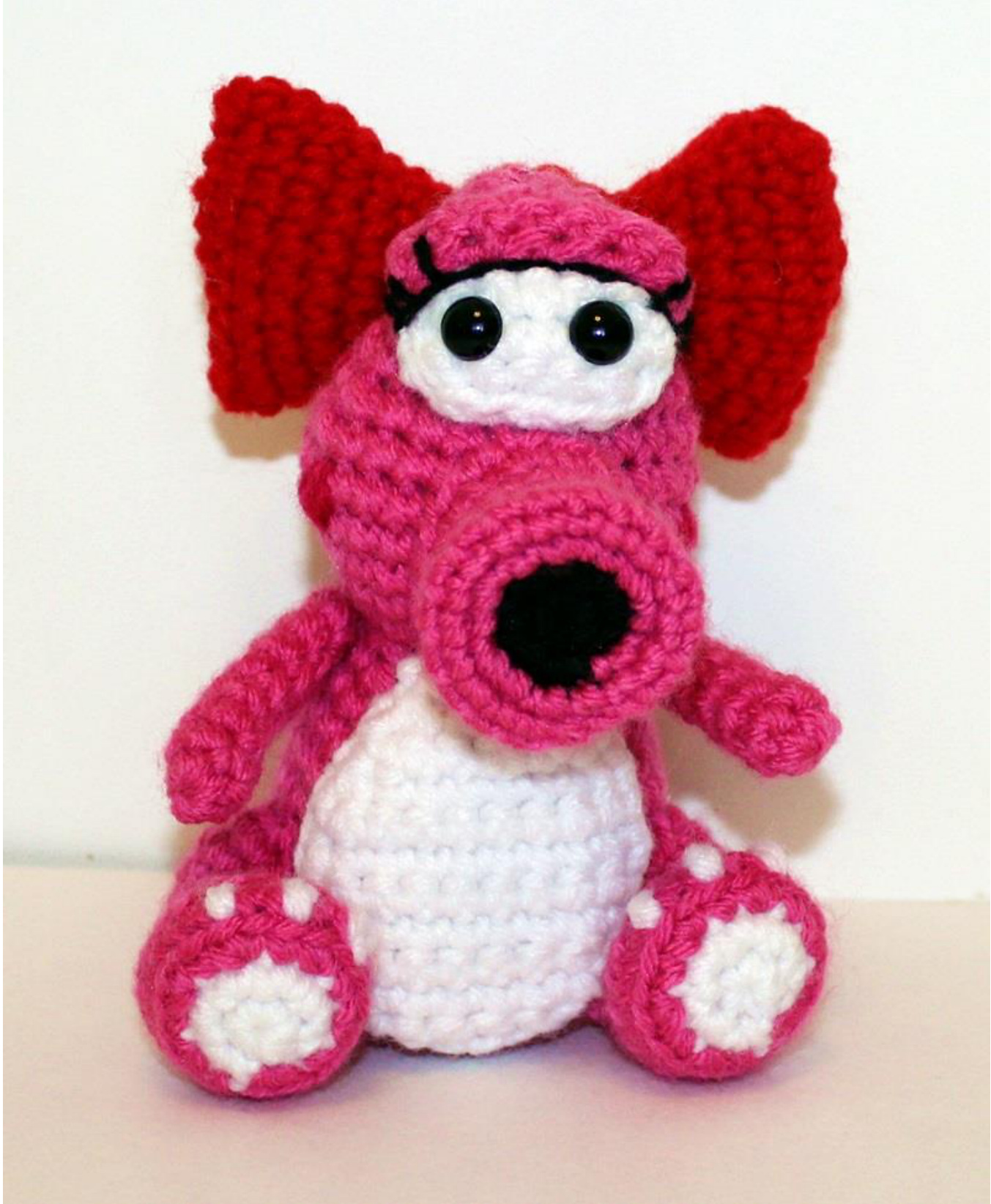 Mini Birdo Gamer Friend Amigurumi Crochet Pattern by Mary Smith - Detailed Instructions and Supplies pattern preview