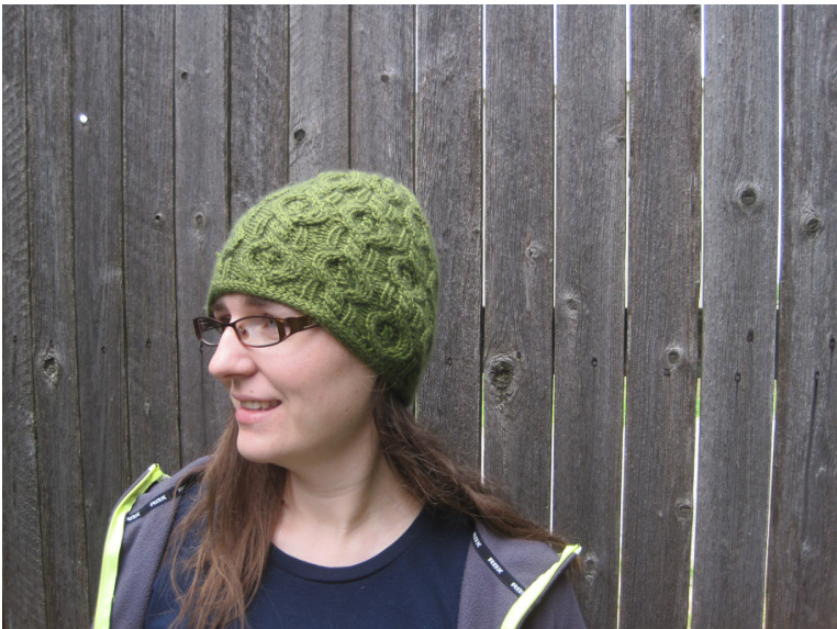 Knotty Rope Cap Knitting Pattern by Leanne Brown - Detailed Instructions and Cable Techniques pattern preview