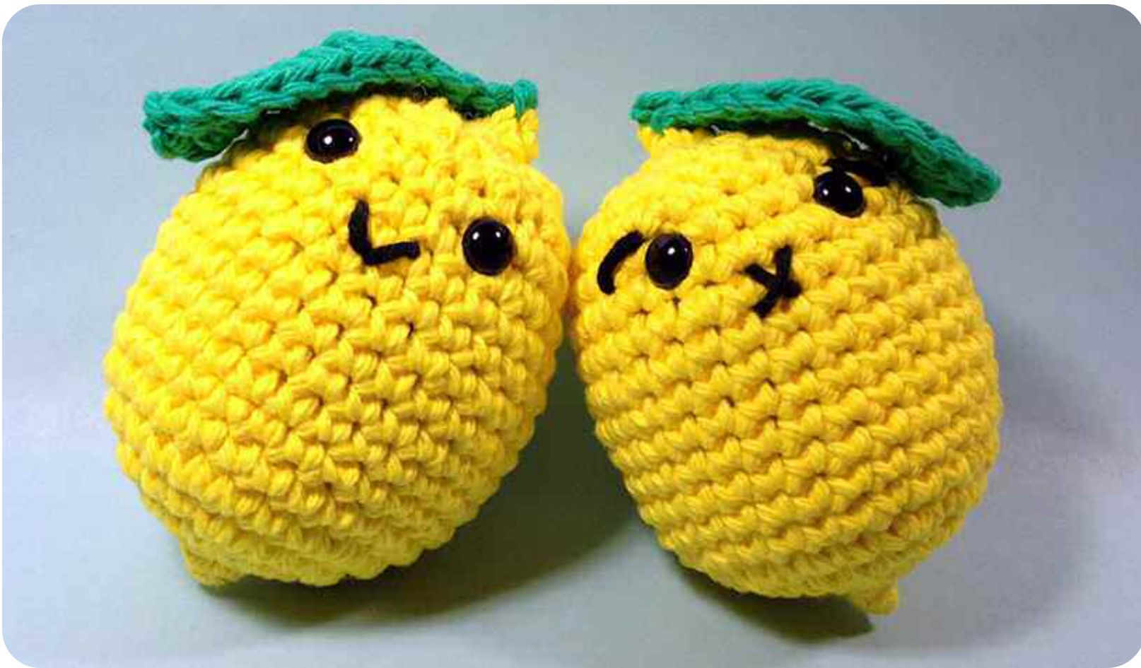 Crochet Amigurumi Lemon Pattern with Detailed Instructions and Materials List pattern preview