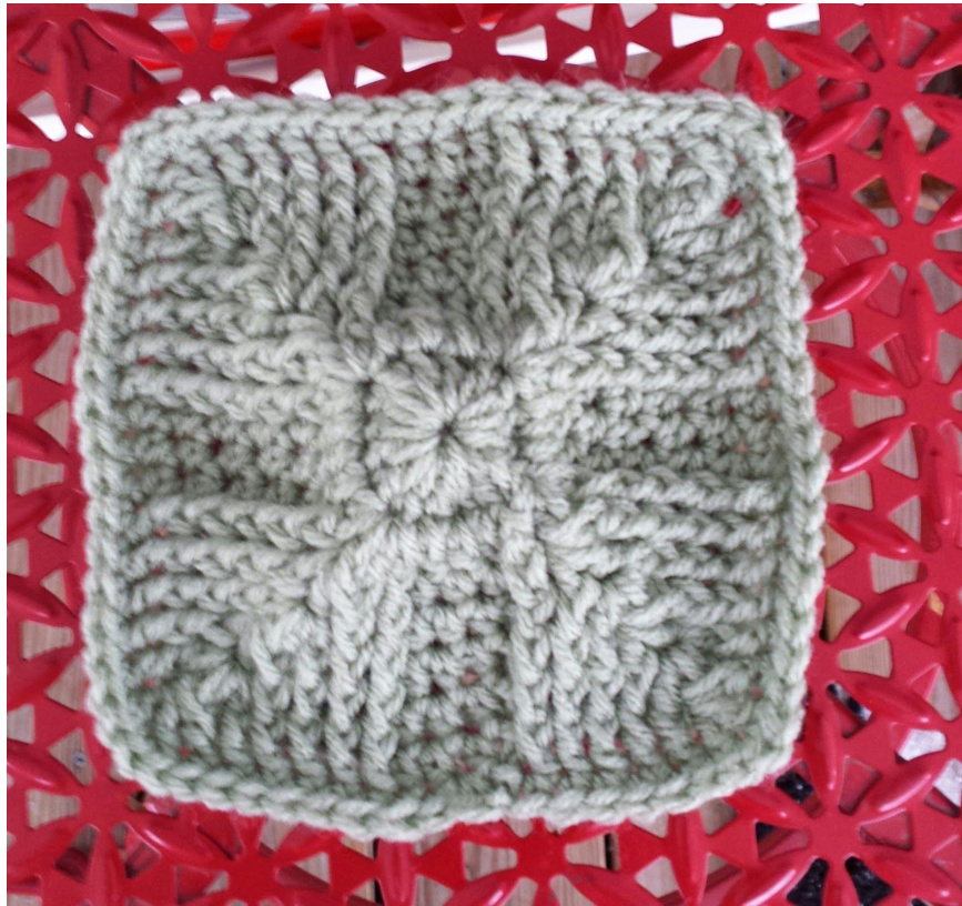 Corner Pop Crochet Square Pattern by Aurora Suominen - Detailed Instructions and Video Tutorials Included pattern preview