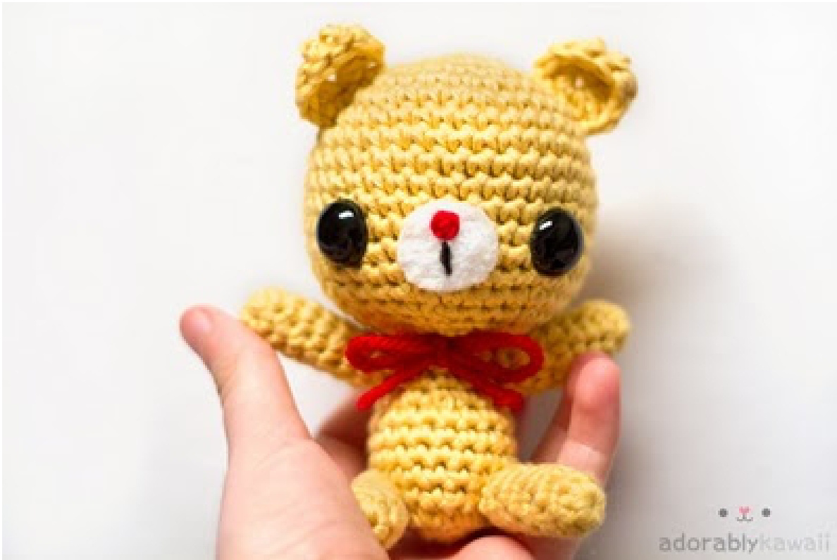 Adorable Baby Bear Amigurumi Crochet Pattern with Detailed Instructions and Materials List pattern preview