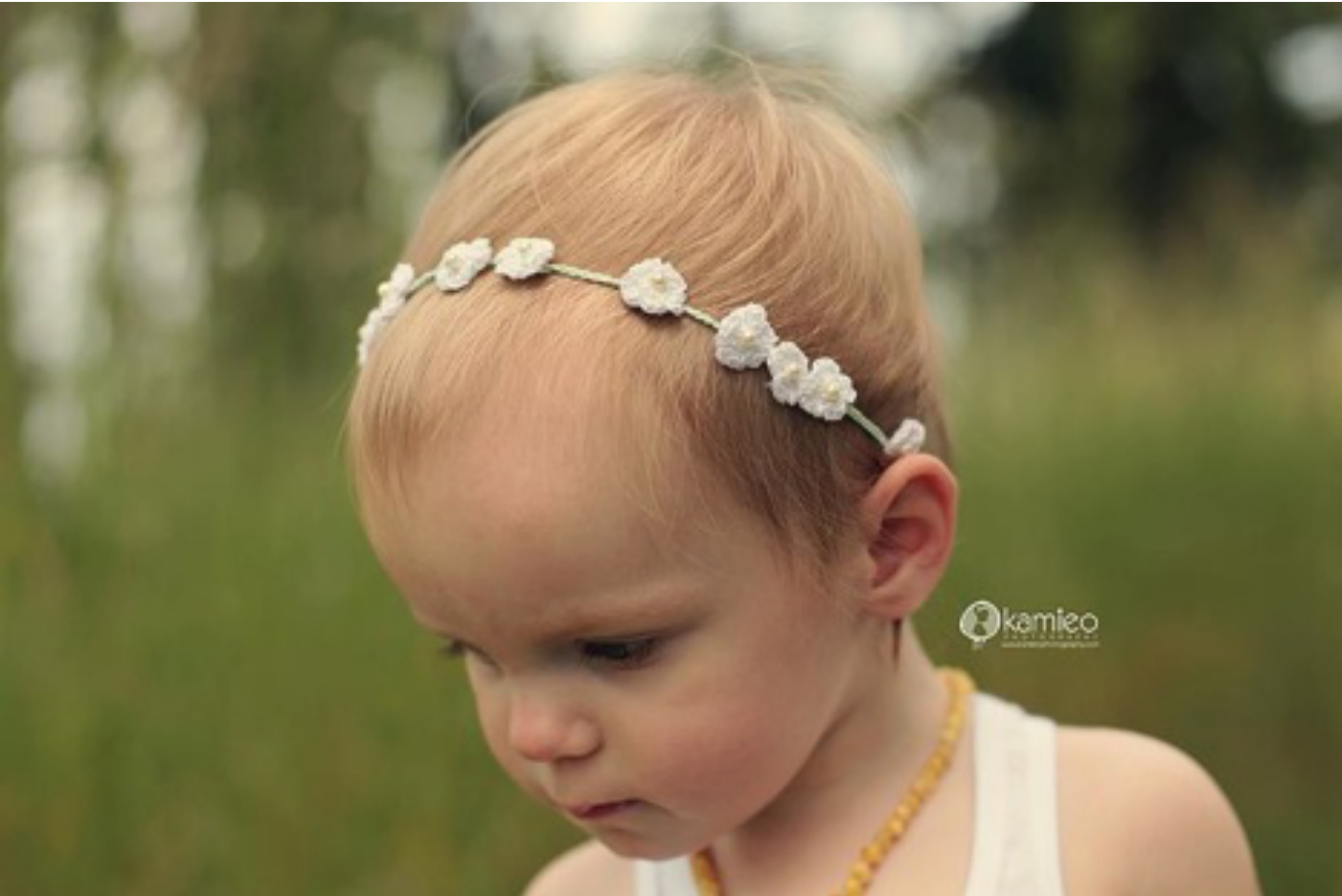 Dainty Flower Crown Crochet Pattern by Alessandra Hayden - Easy Difficulty pattern preview