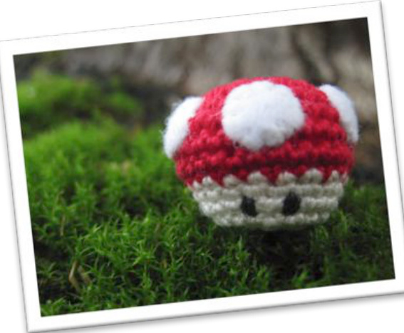 Crochet Pattern: Super Chibi Mushroom Amigurumi Design by Vivian Lee for Personal Use pattern preview