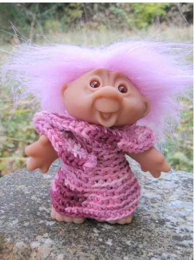 Crocheted Clothes for Trolls: A Heartwarming Childhood Memory Project by Ann Linderhjelm pattern preview