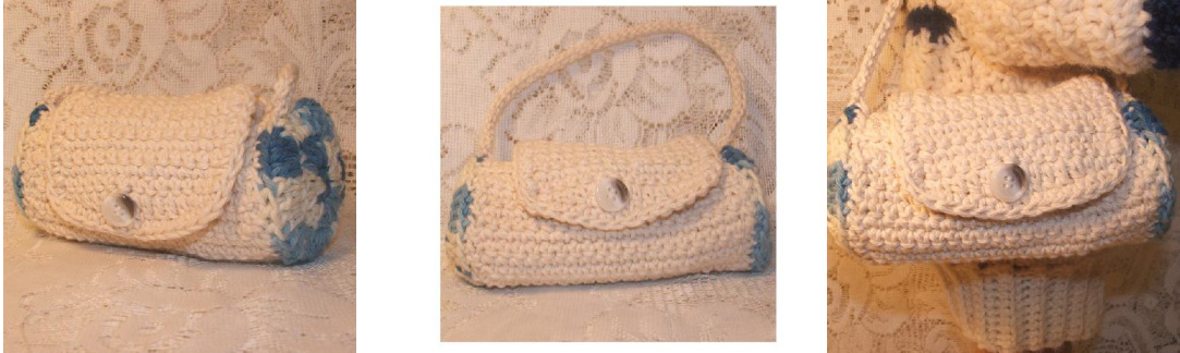 American Girl Duffle Tote Crochet Pattern - Easy Skill Level with Detailed Instructions pattern preview