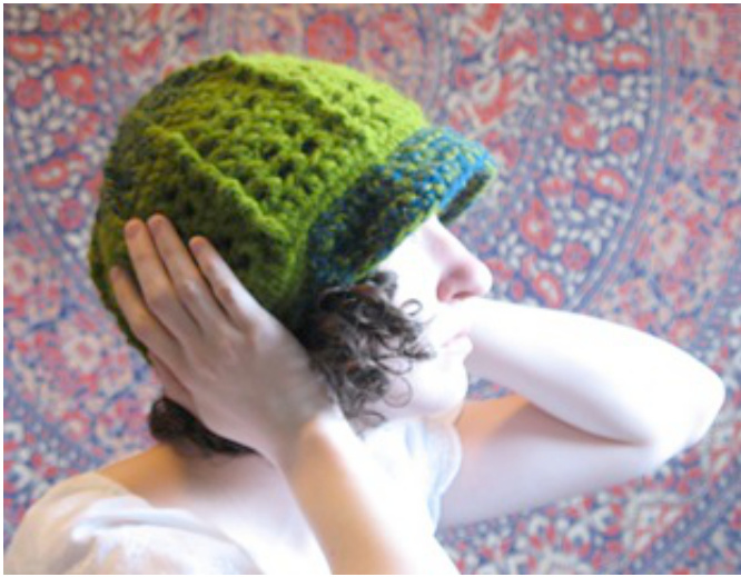 Oceana Toque Crochet Pattern: Adjustable Hat with Optional Brim for All Skill Levels pattern preview