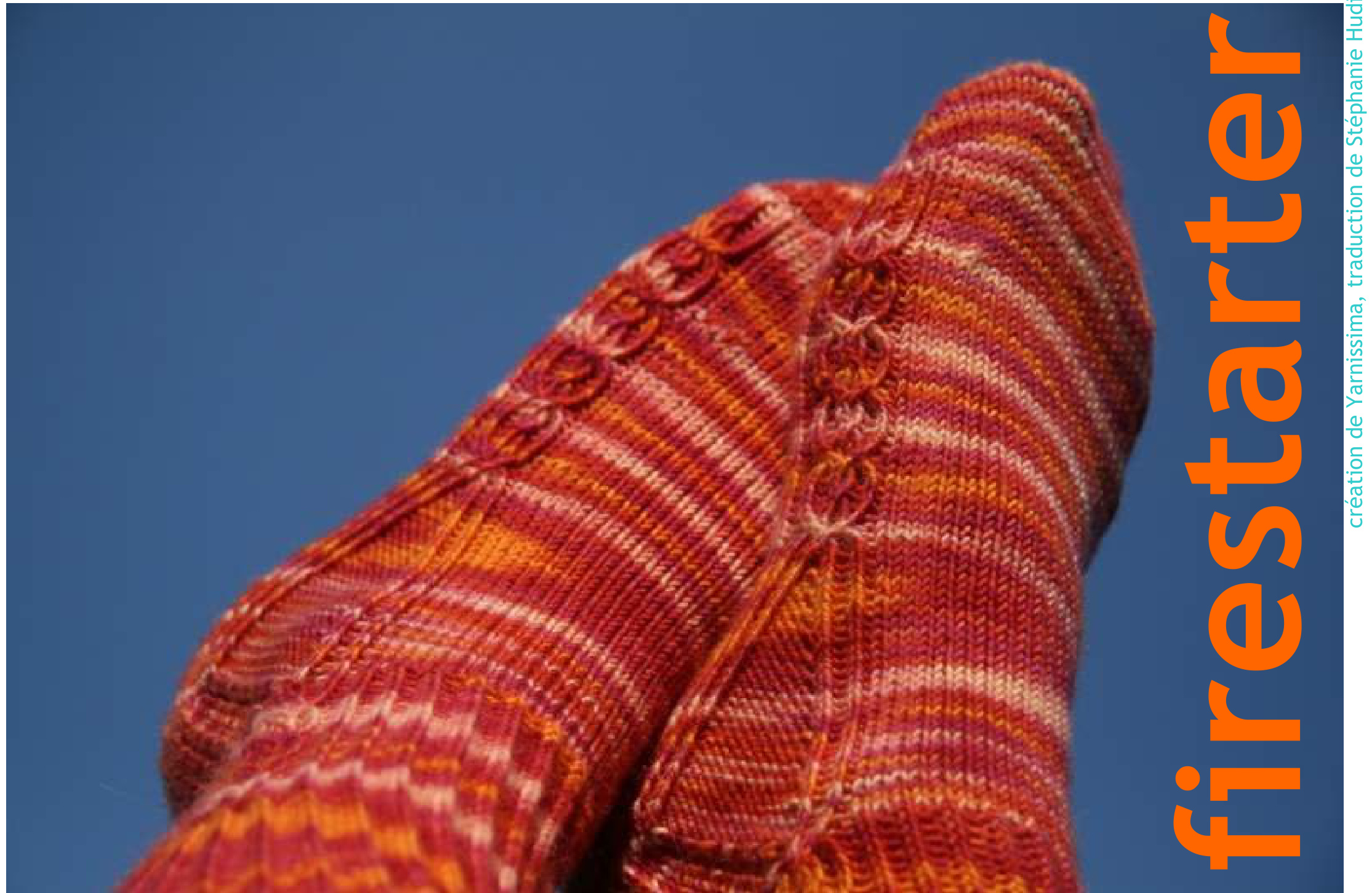 Firestarter Sock Pattern: Detailed Instructions for Hand-Dyed Yarns with Cable Twists and Short Row Toe pattern preview